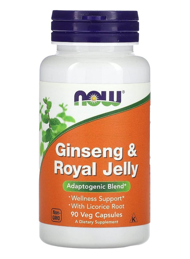 Foods Ginseng And Royal Jelly Caps 90'S