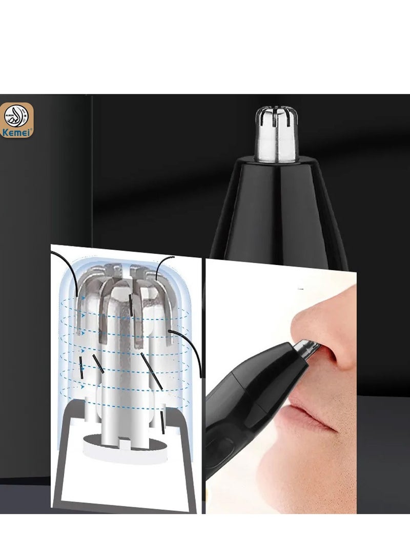 Professional 3 in 1 Hair Trimmer for Men, Face and Nose, Washable and Rechargeable (Saudi Version) KM-114