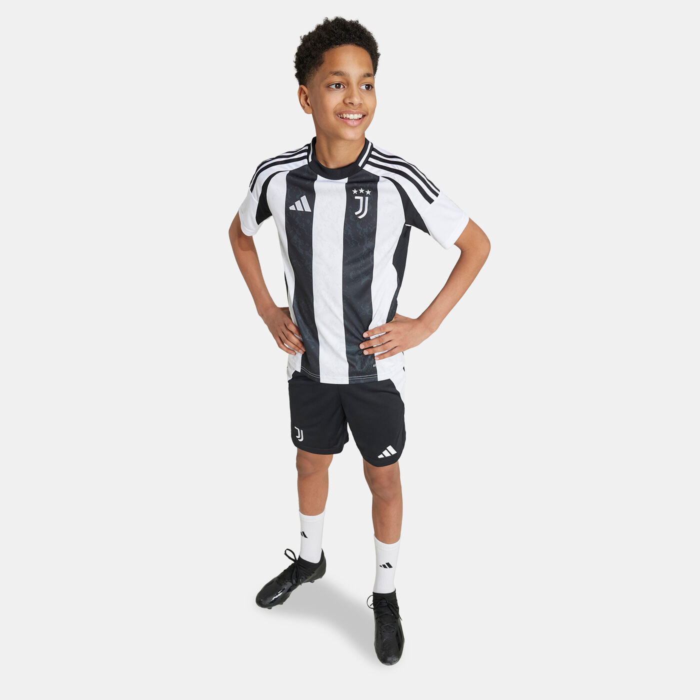 Kids Juventus 24/25 Home Replica Football Shorts