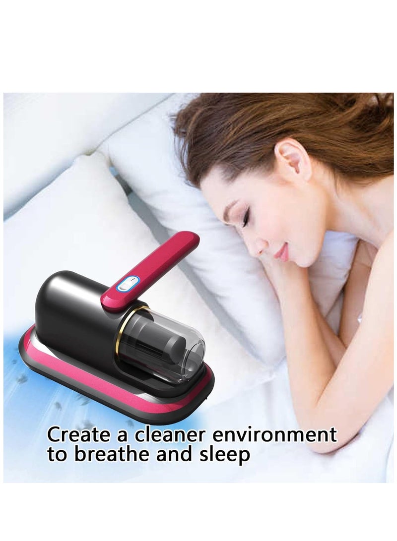 Bed Vacuum Cleaner Upgraded Cordless UV Vacuum Cleaner, Handheld deep Mattress Vacuum Cleaner, Effectively Cleans Bedding, Sofas, Carpets and Other Fabric Surfaces