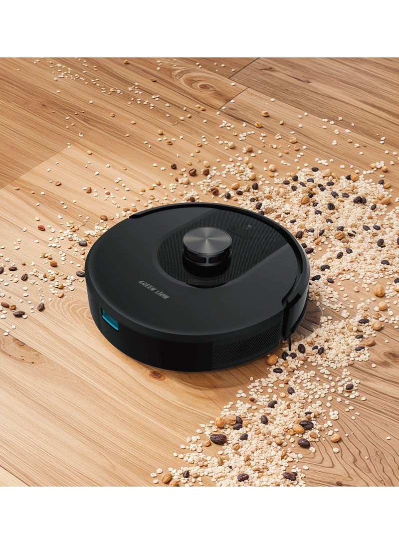 SMART Robot Vacuum Cleaner /Working Time: 110 Minutes/Room Mapping/Path Planning/Capacity: 270ml- Black