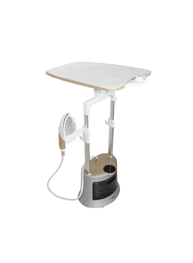 Garment Steamer 2.0 Ltr 2100W 2 Pole 7 Level Variable Steam Control Led Display On Housing NGS40 2.0 L 1750.0 W NGS40 White