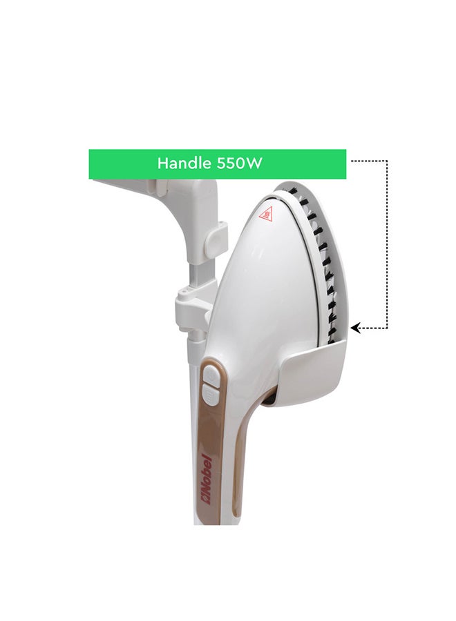 Garment Steamer 2.0 Ltr 2100W 2 Pole 7 Level Variable Steam Control Led Display On Housing NGS40 2.0 L 1750.0 W NGS40 White