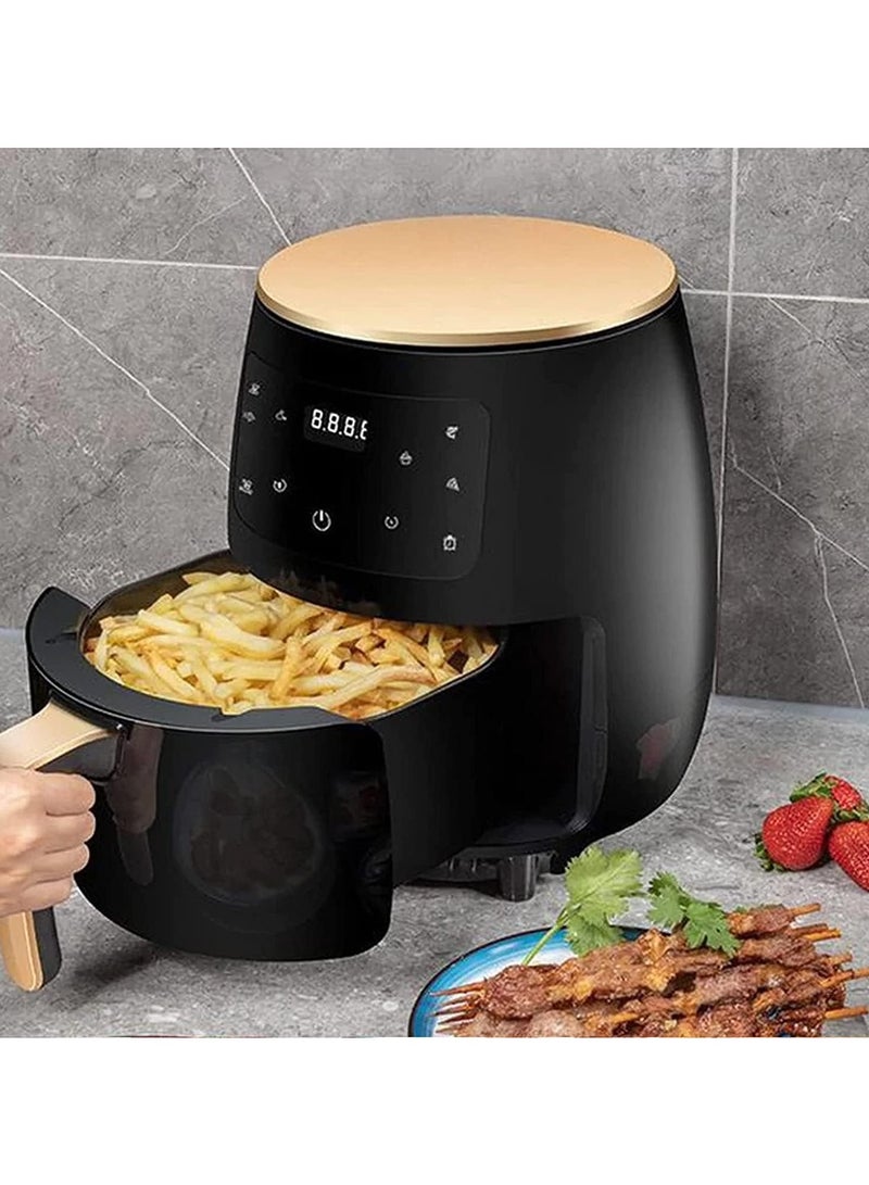 Silver Crest 6L Multifunctional Digital Touch Air Fryer – 2400W, Sleek Black