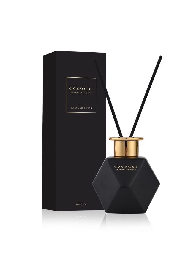 Black Golden Reed Diffuser Forest Cottage 6.7Oz 200Ml Home Decor And Office Decor Fragrance And Gifts Aromatherapy Mother S Day