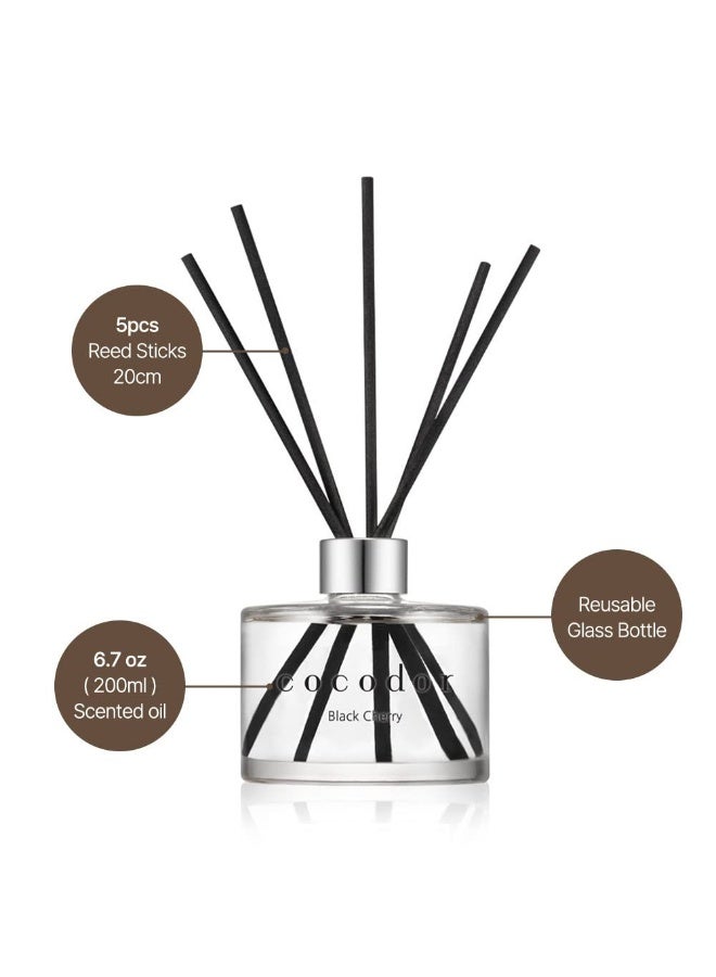 Signature Reed Diffuser Citrus Lavender 6.7Oz 200Ml 1 Pack Reed Diffuser Reed Diffuser Set Oil Diffuser And Reed Diffuser Sticks Home Decor And Office Decor Fragrance And Gifts