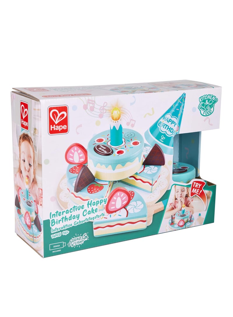 Hape Interactive Happy Birthday Cake