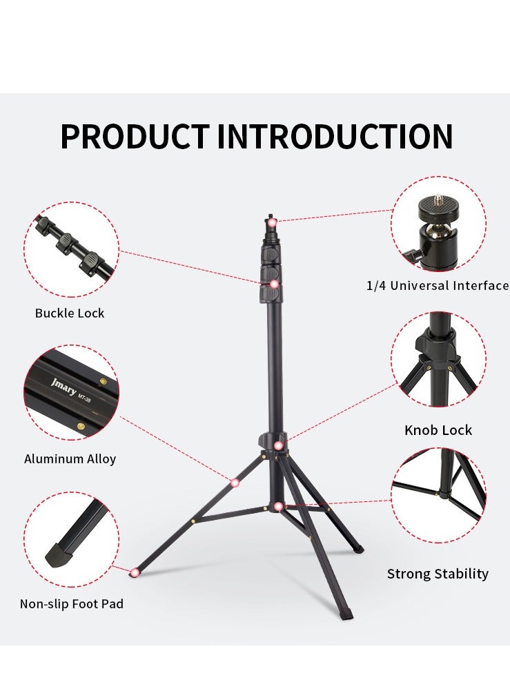 Tripod jmary mt-38, floor for photo/video cameras, 590-1680mm, Black