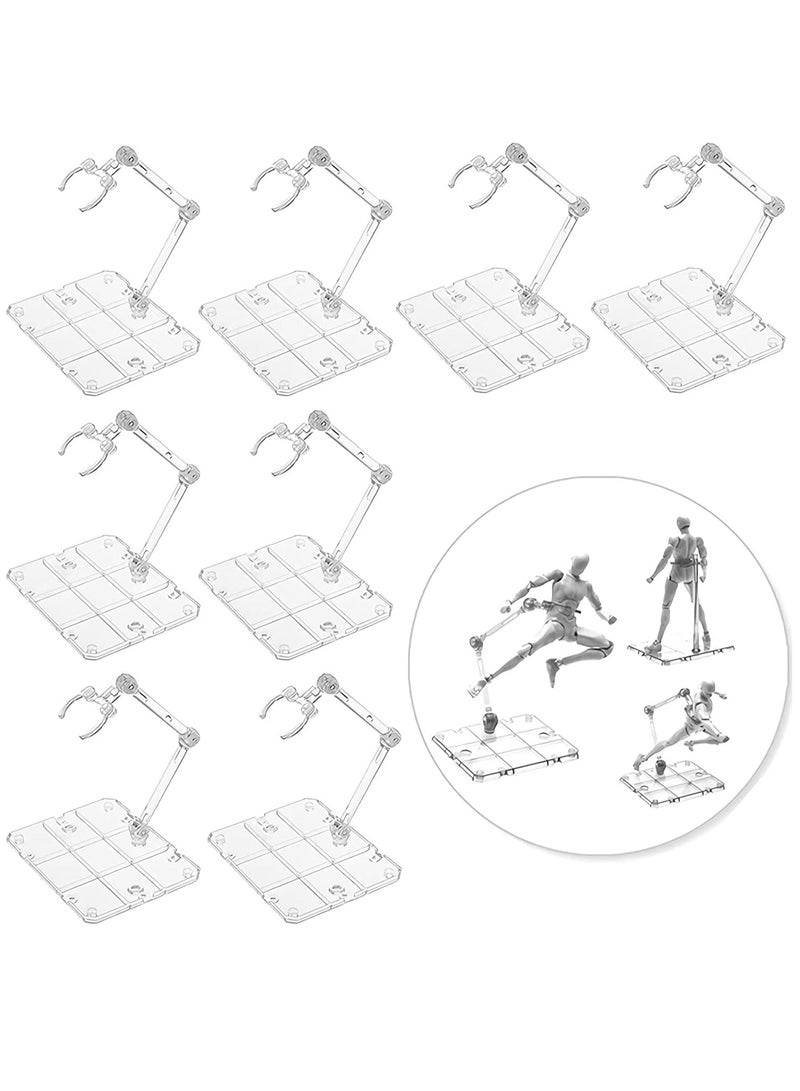 Sturdy Transparent Action Figure Display Stand Base for 6