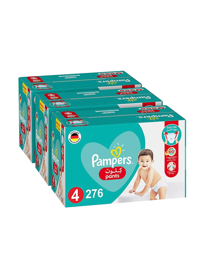 Pants Diapers, Size 4, Maxi, 9-14kg, 276 Count