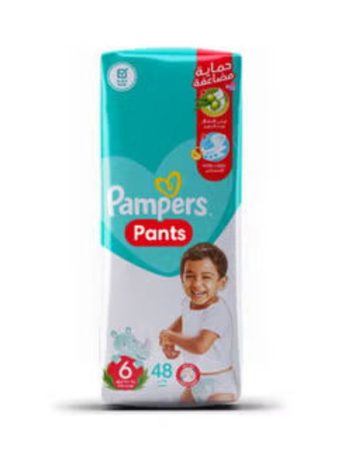 2-Pack Diaper Pants, Size 6, 16+ Kg, 48 Diapers