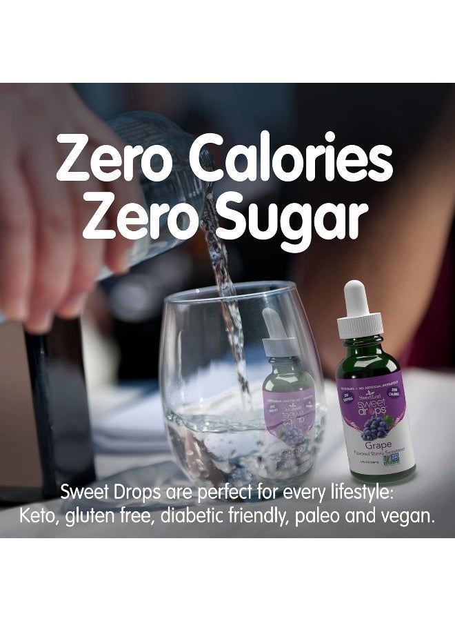 Sweet Leaf Sweet Drops Sweetener Grape 2 Fl Oz