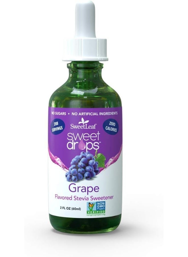 Sweet Leaf Sweet Drops Sweetener Grape 2 Fl Oz