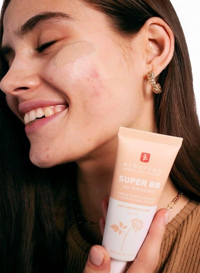 ERBORIAN Super BB Cream Au Ginseng Nude15ml - High Coverage, Flawless Finish