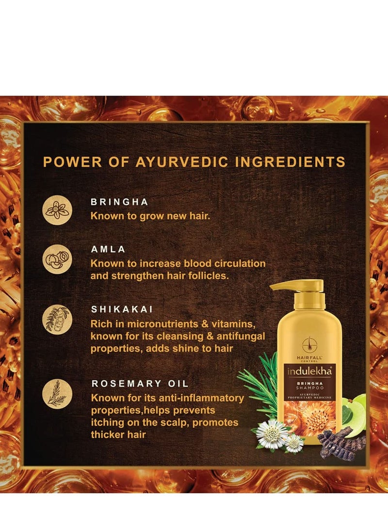 ndulekha Bringha Shampoo 1L|| Proprietary Ayurvedic Medicine for Hairfall|| 1L