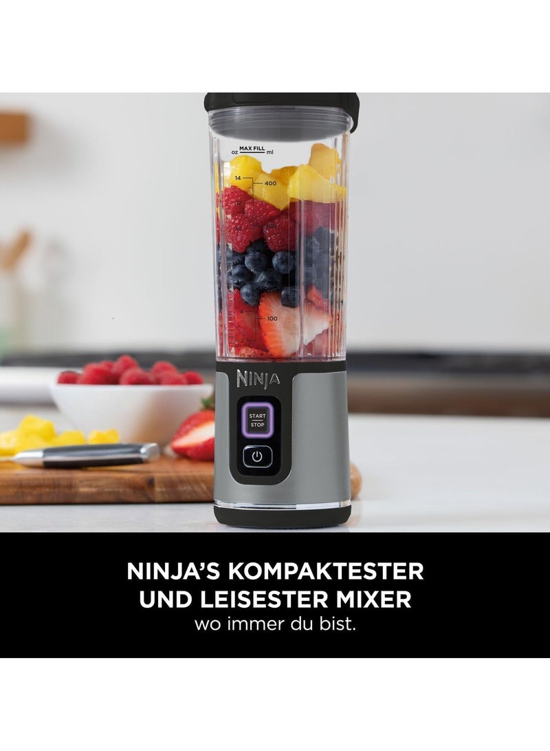 Blast Cordless Portable Blender, USB-C Rechargeable, 530ml Blending Cup with Leak-proof Sip Lid with carrying handle, Lightweight, Dishwasher Safe 144 W BC151EUBK / BC151UKBK Black