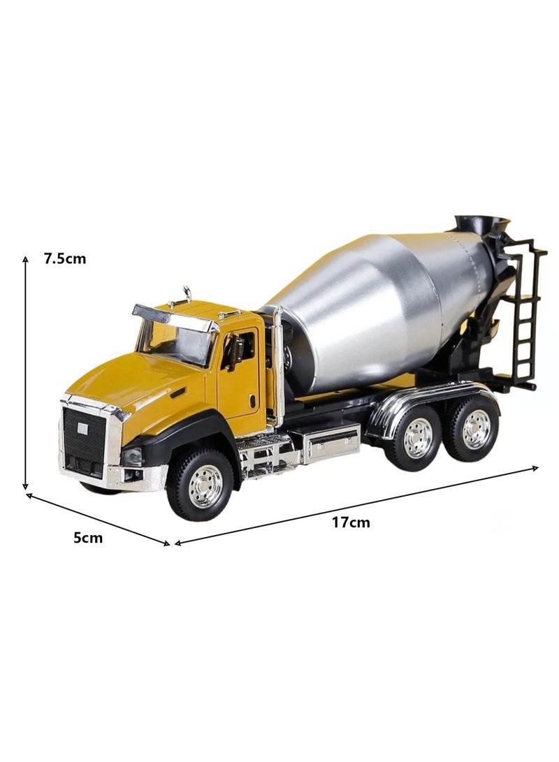 Children's Toy Alloy Texture Engineering Vehicle Model Engineering Vehicle Set (Mixed Soil Mixer Truck)