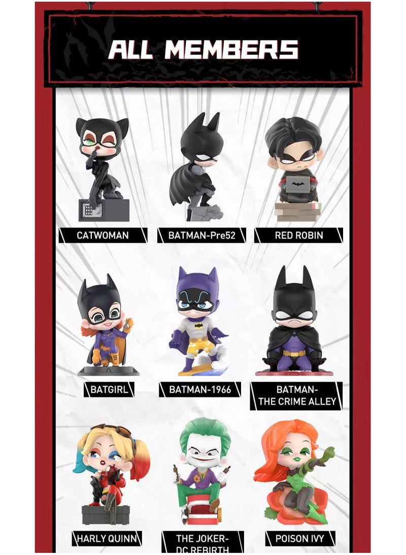 POP MART X Warner DC Gotham City Series Blind Box - 12-Piece Confirmed Figure Set