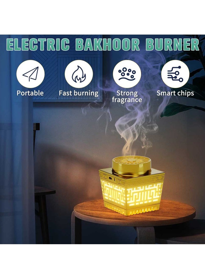 Bakhoor Arabic Electric Incense Oud Burner with Full Quran Muslim Speaker Remote and App Control