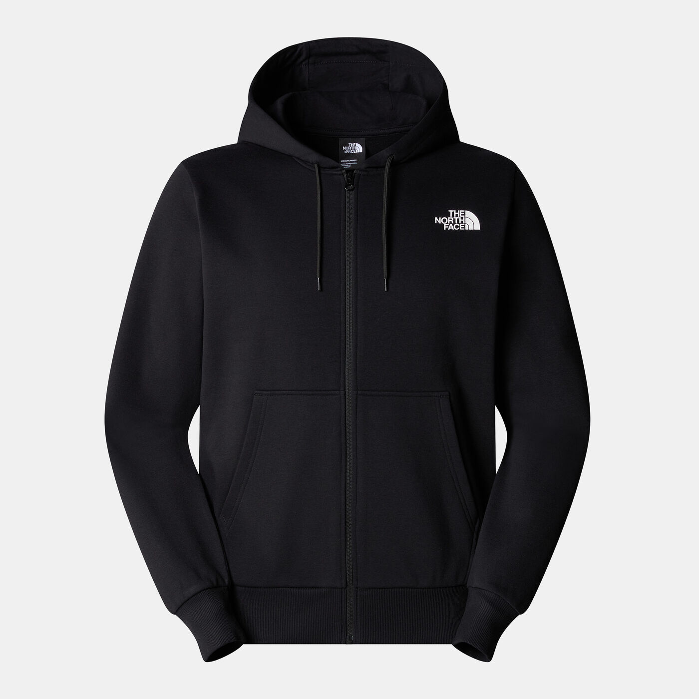 Men's Simple Dome Full-Zip Hoodie