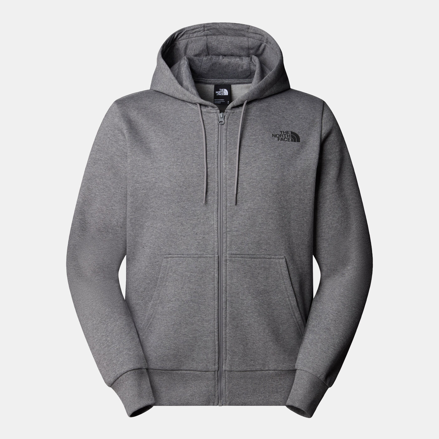 Men's Simple Dome Full-Zip Hoodie