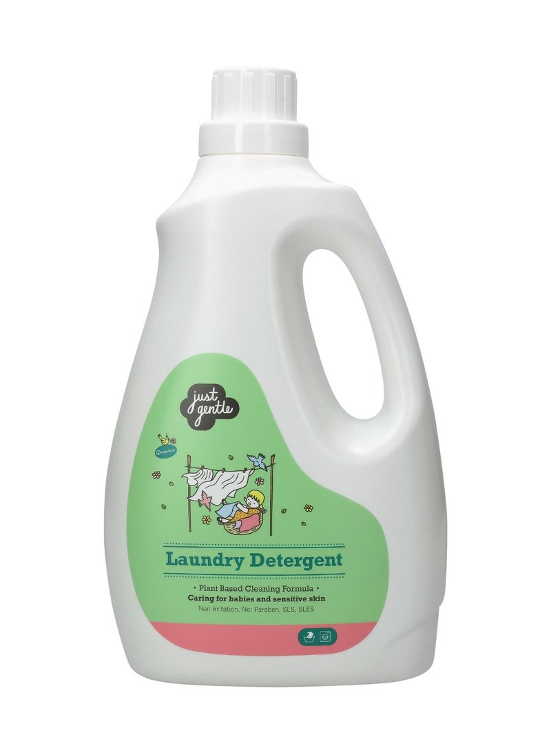 Just Gentle Plant-Based Hypoallergenic Laundry Detergent - Eco-Friendly, Gentle on Sensitive Skin, 3 Litres