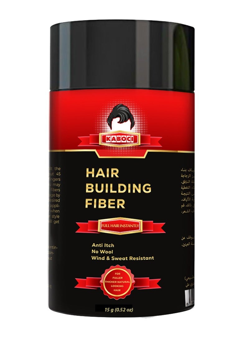 Koboci 15g Hair Building Fibers Light Brown - Voluminous Hair in Seconds