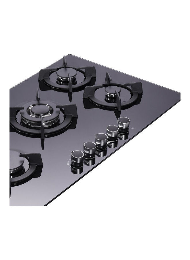 Glass Gas Hob 5 Burner SF5458GH BS Black