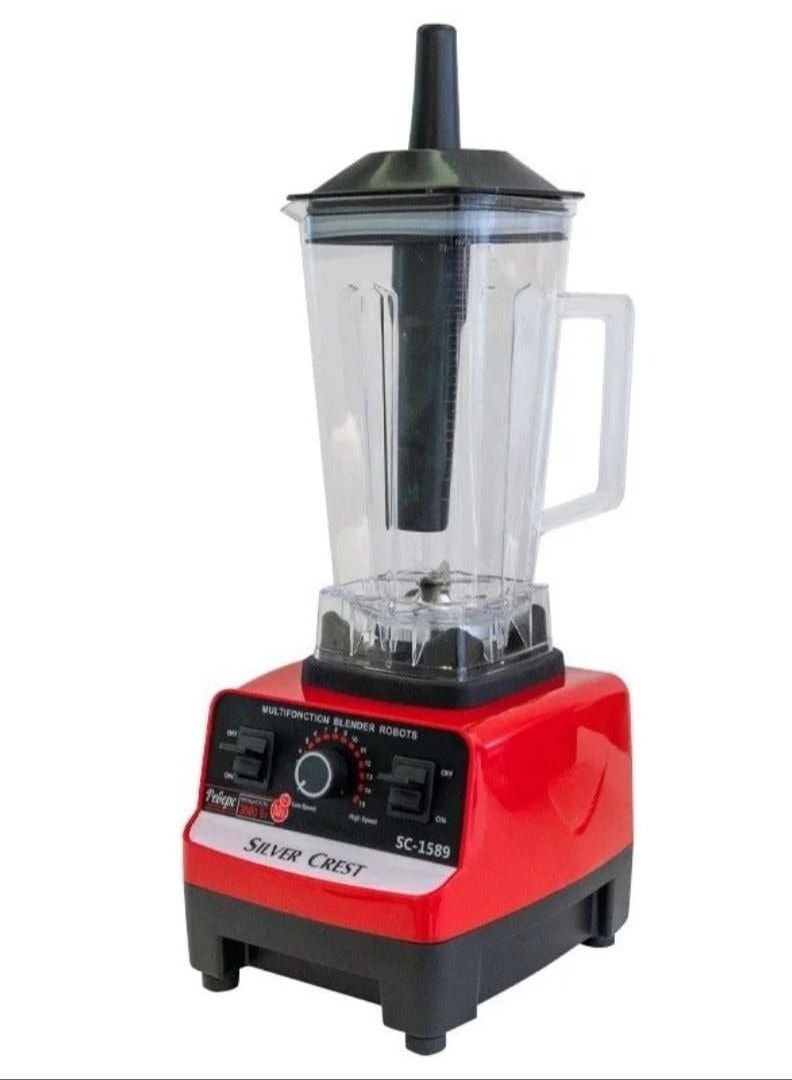 2 in 1 Silver Crest Ultra heavy Duty Blender Machine, SC-1589 Silver Crest Powerful blender and grinder Large Capacity