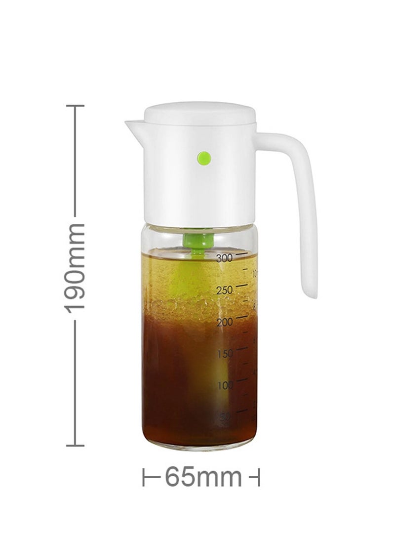 Salad Dressing Mixer Bottle,300ml/10fl oz  Effortless Salad Dressing Shaker Vinaigrette Bottle and Versatile Mixing Container for Salad Dressings, Juices, and Ketchup Storage