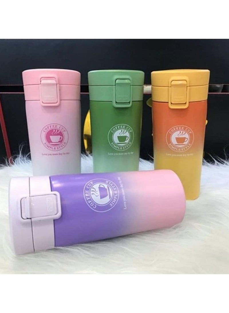 Stainless Steel Wall Insulated Thermal Mug With Mesh Filter And Drink Keep Cold And Hot Travel Friendly