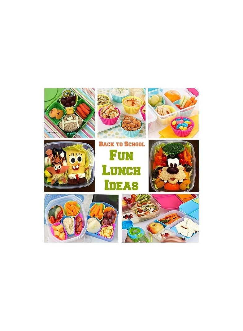 50 Pcs Food Fruit Fork Picks for Kids Cute Animals Bento Box Decor ForksCake Little Forks Dessert Forks Mini Cartoon Toothpick