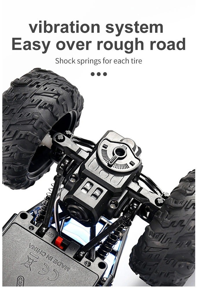 RC Car 2.4Ghz 4WD Remote Control Car 1:20 RC Rock Crawler with LED Lights All Terrain Off-Road Truck Climbing Car