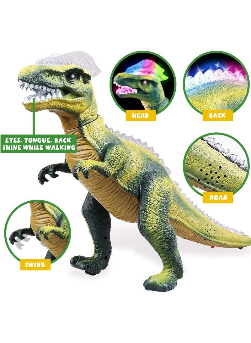 Remote Control Dinosaurs Toys for Kids with Light & Sound - Walking & Dancing Dinosaur - Best Gift for Boys - Perfect Interactive Toy Gift