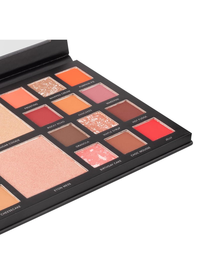 The Bakery Box 26 Shade Eyeshadow and Highlighter Makeup Palette