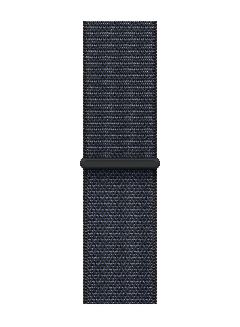 Watch Series 10 GPS 42mm Jet Black Aluminium Case With Ink Sport Loop