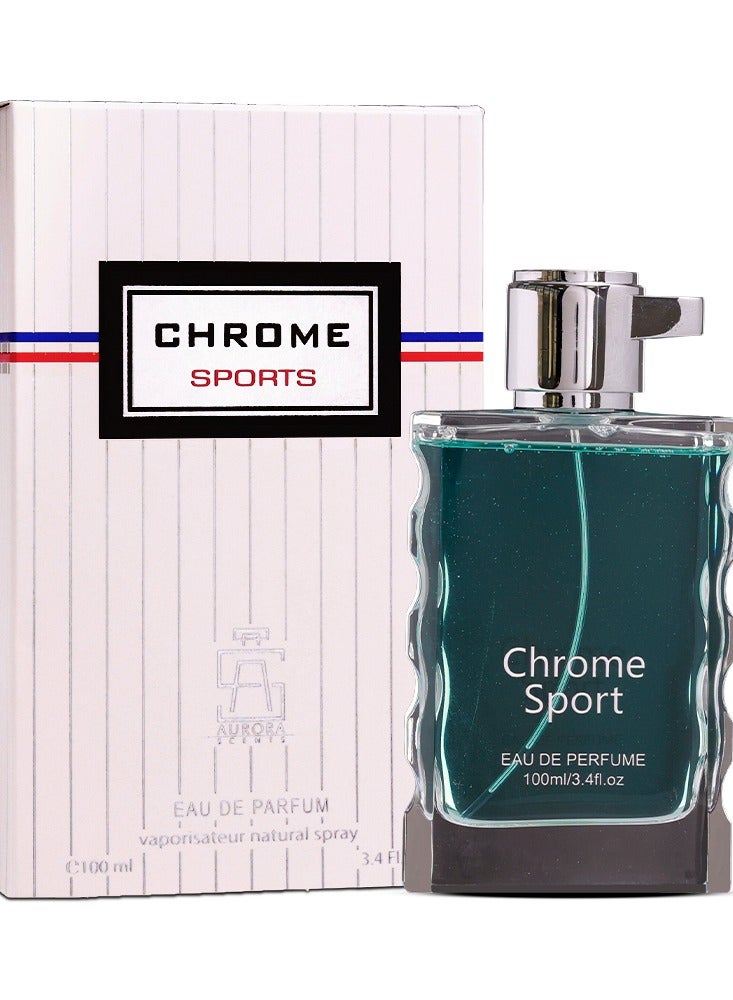 Aurora Scents Chrome Sport Eau De Parfum for Men 100ml