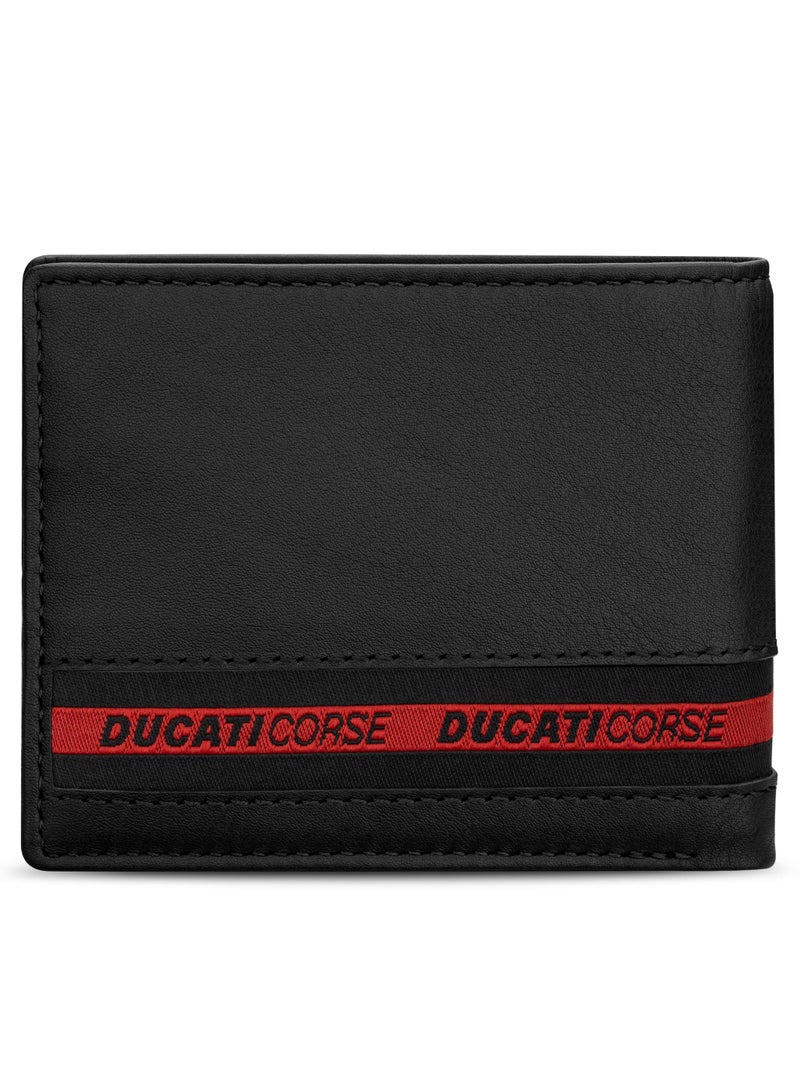 Nastro Black Genuine Leather Wallet For Men