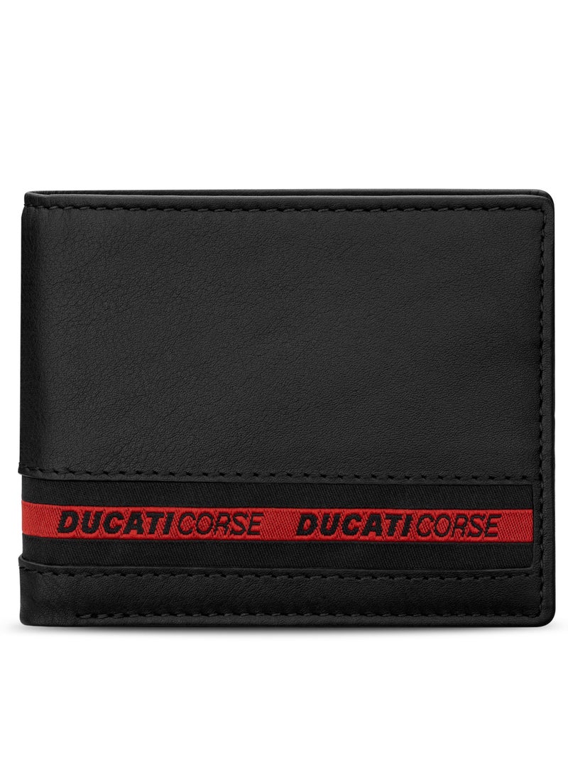 Nastro Black Genuine Leather Wallet For Men