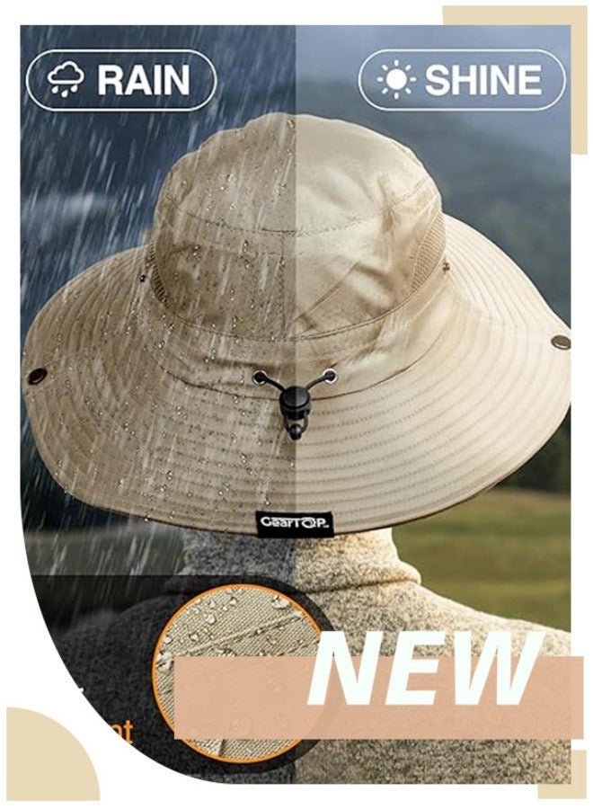 Fishing Hat Wide Brim Sun Hat for Men and Women, Mens Bucket Hats with UV Protection for Hiking Beach Hats