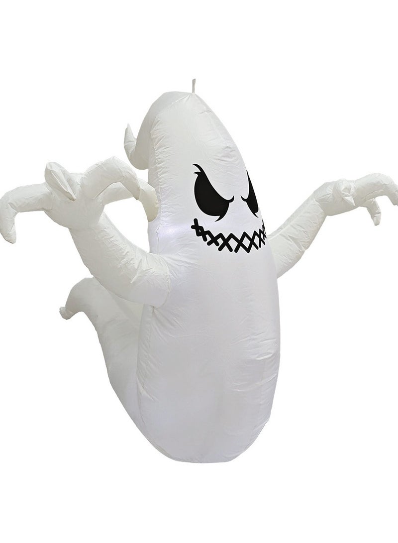 5 Feet Inflatable Hanging Ghost Halloween Decoration with Built in LED Lights for Outdoor and Indoor Spooky Atmosphere Displays