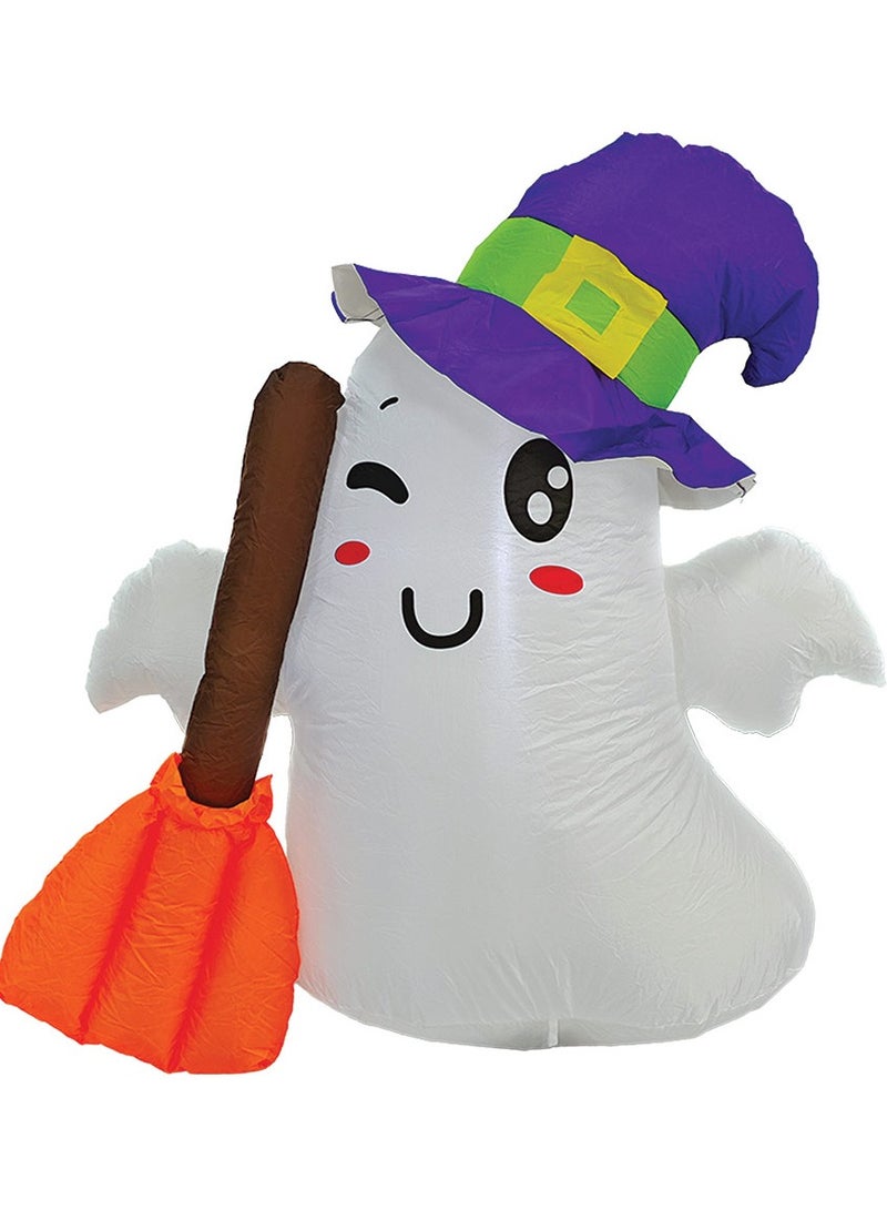 3.5 Feet Inflatable Friendly Ghost Spooky Fun Decorations for Indoor and Outdoor Halloween Party and for any Occasion