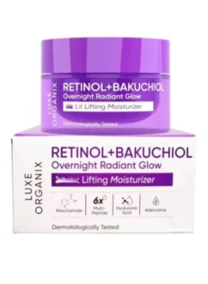 Retinol Plus Bakuchiol Overnight Radiant Glow Botox Lifting Moisturizer 50g