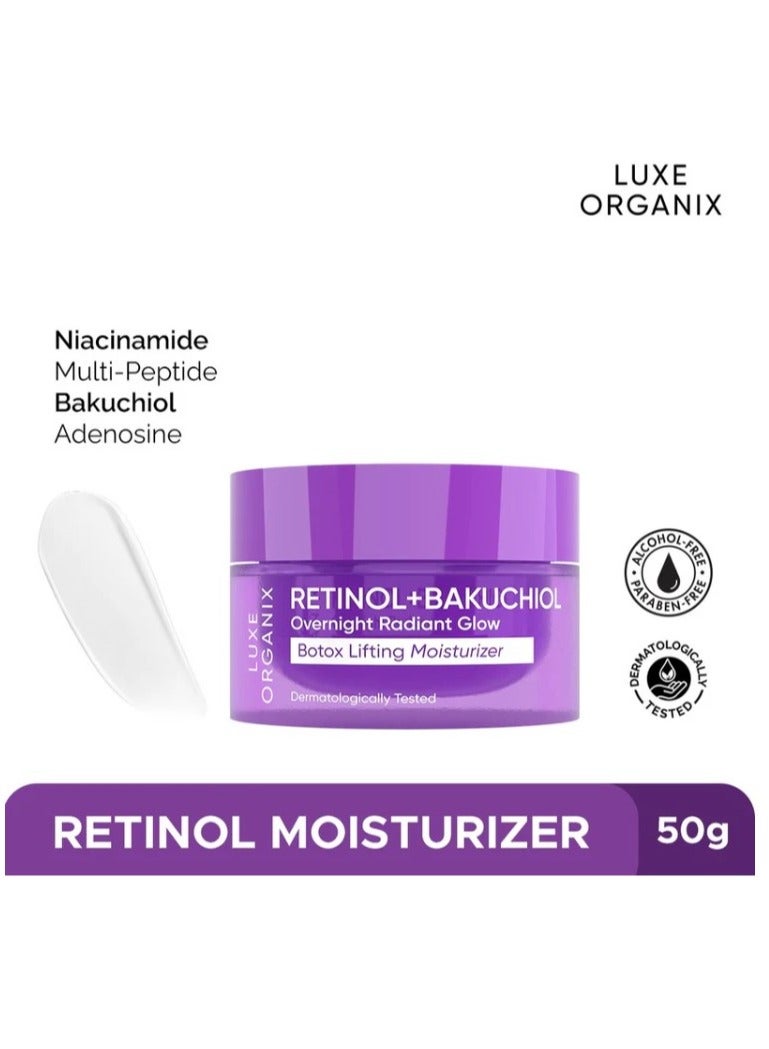 Retinol Plus Bakuchiol Overnight Radiant Glow Botox Lifting Moisturizer 50g