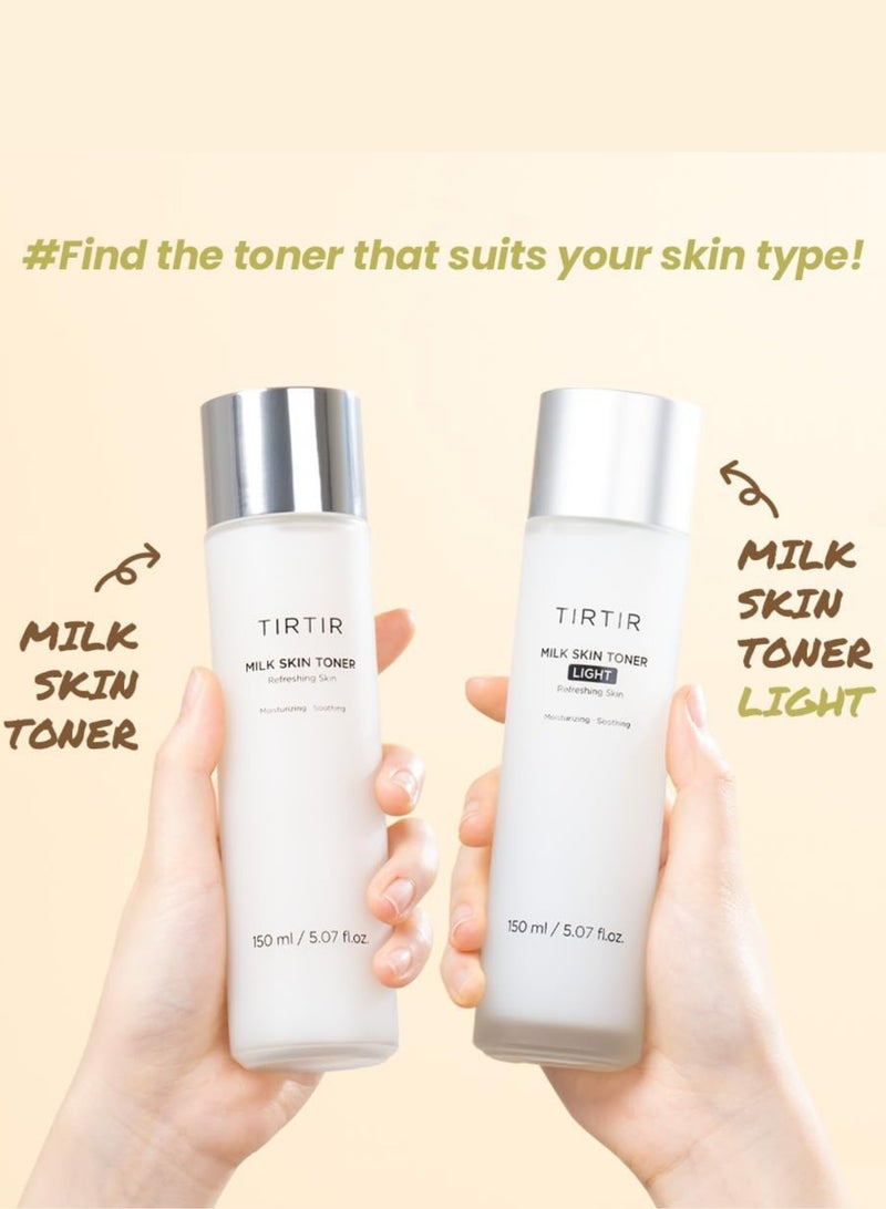 Tirtir Skin Milk Toner Light – Refreshing and Hydrating Facial Toner with Milk Extracts – 150ml