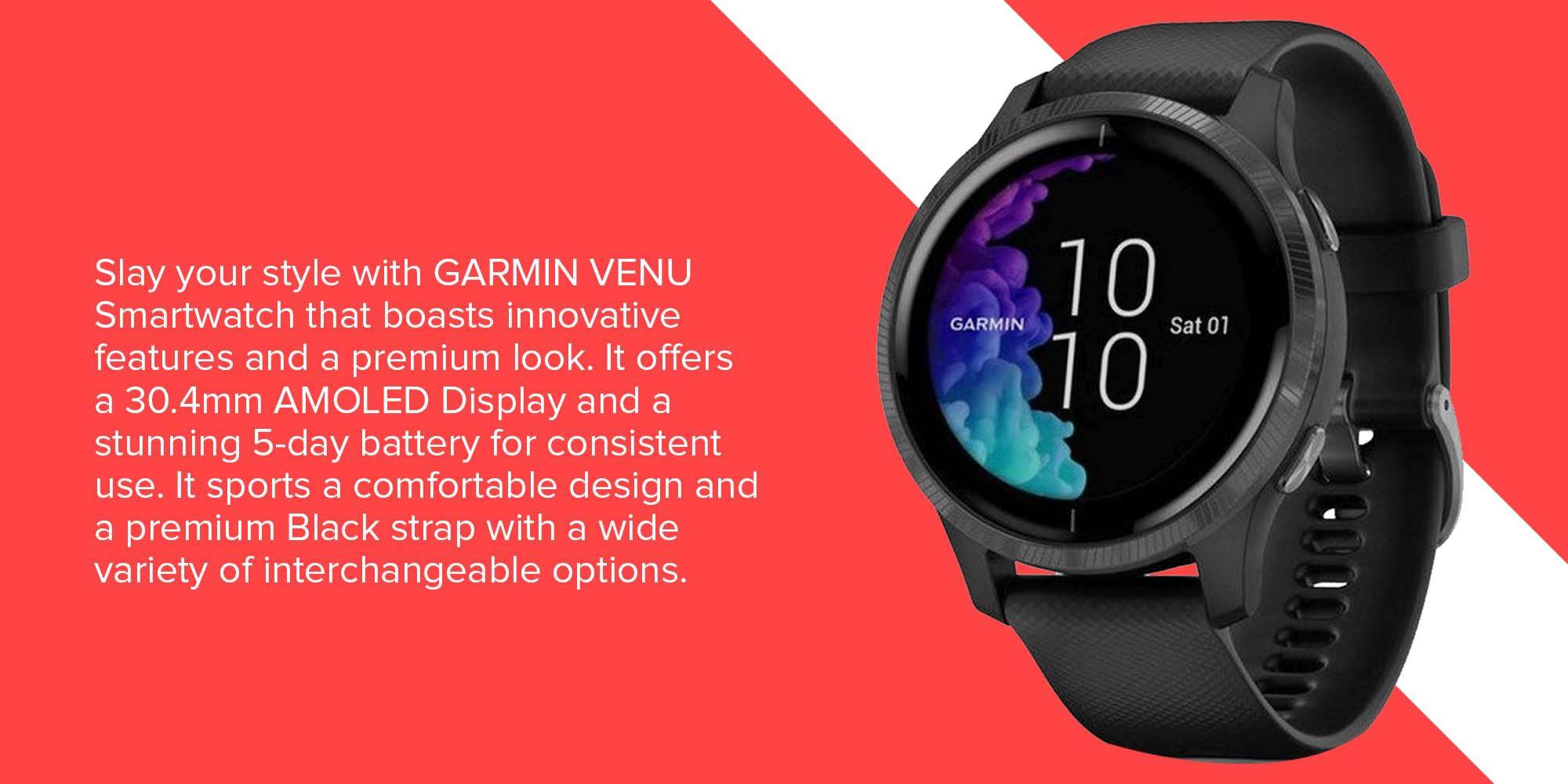 Venu Smartwatch Black/Slate