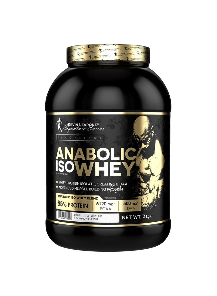 Kevin Levrone, Anabolic ISO Whey Protein, 2Kg, Bunty, 66 Servings