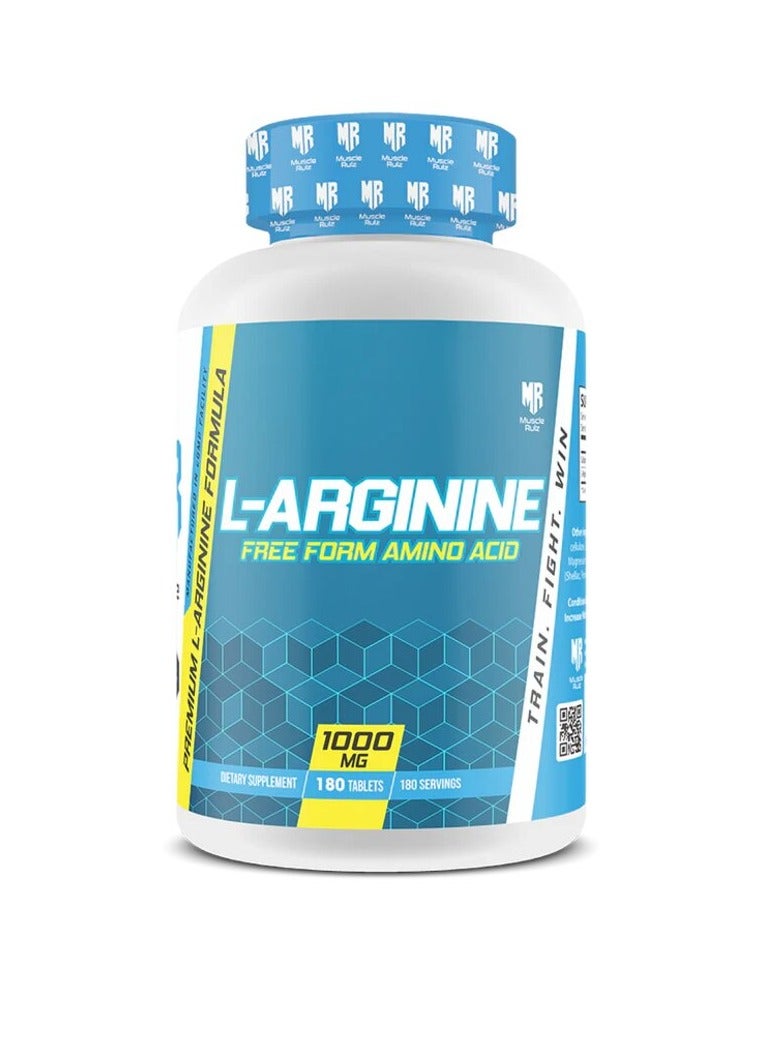 Musclerulz, L-Arginine, 180 Tabs, 180 Servings