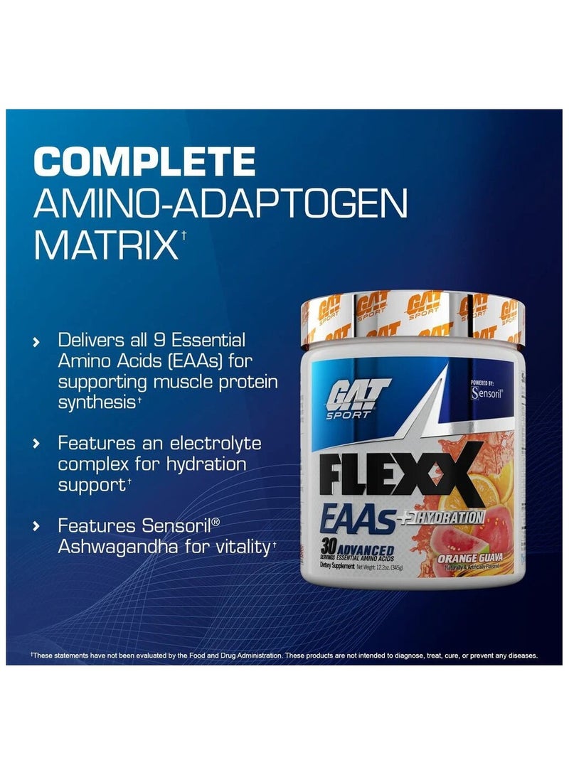 Gat Sport, Flexx EAA, Orange Guava, 345g, 30 Servings