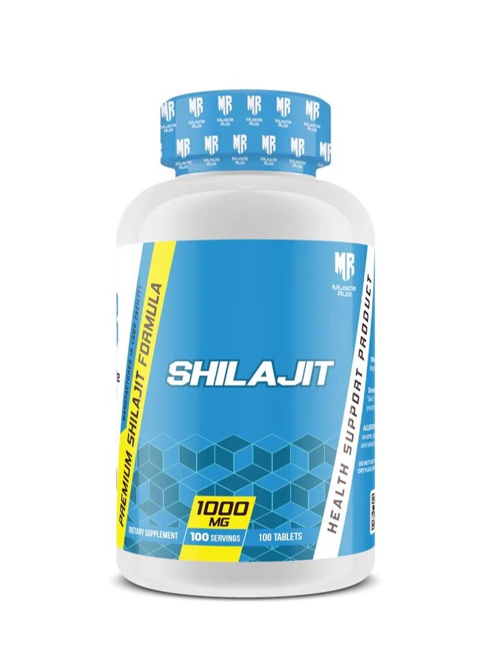 Musclerulz, Shilajit, 100 Tabs, 100 Servings